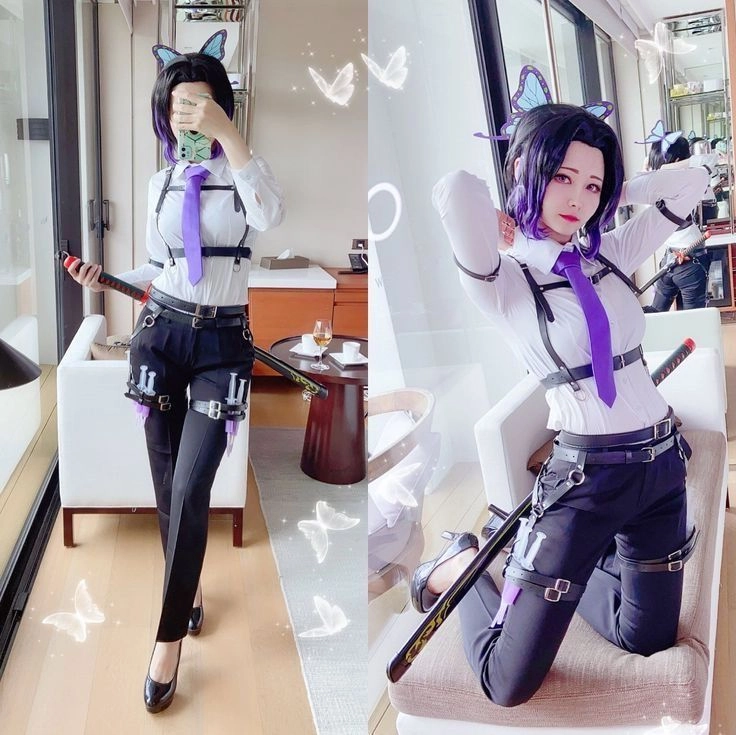 Cosplay Shinobu 18 đầy cuốn hút với ánh nhìn sắc bén