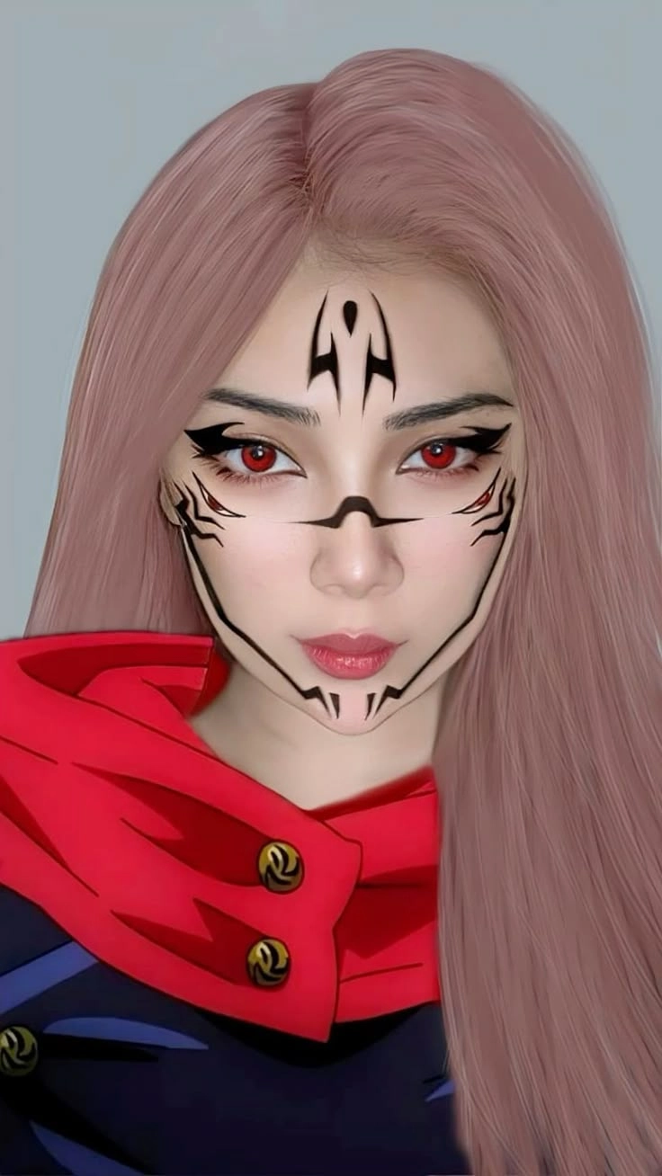 Sukuna female cosplay tạo hình nữ quỷ vương cực chất
