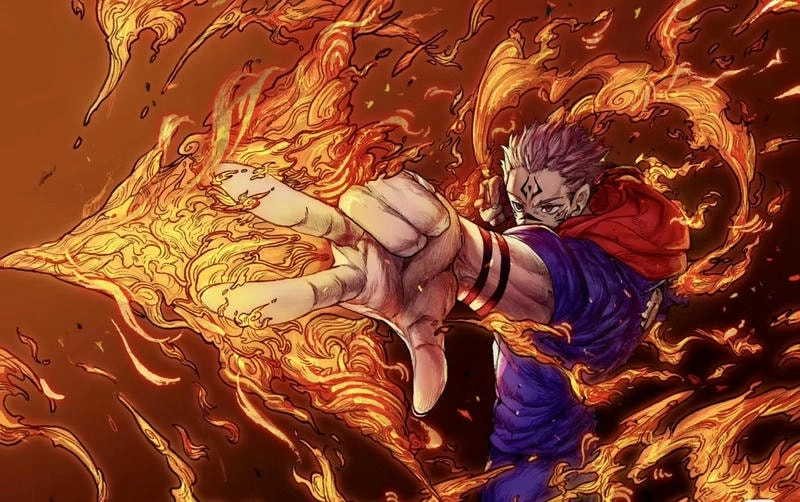 Sukuna cleave thuật thức mạnh mẽ cắt đôi kẻ thù