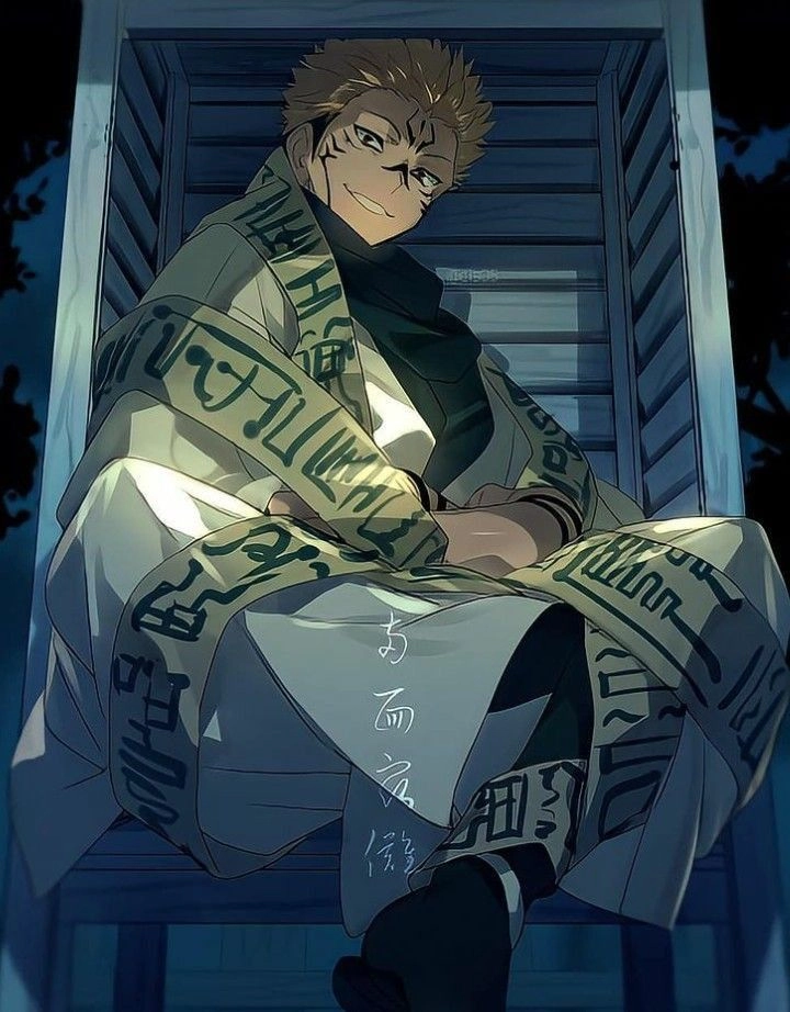 Sukuna tô màu phiên bản tranh tô màu cực chất