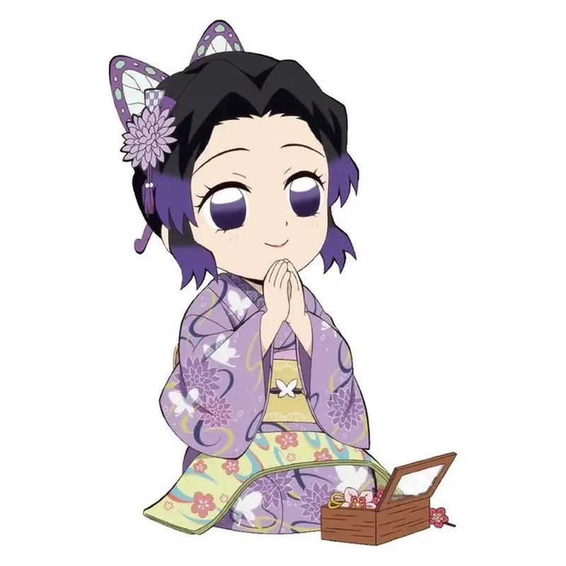 Shinobu Kochou Anime Chibi tinh tế và thanh thoát