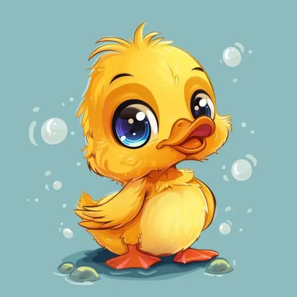 Lưu ngay loạt ảnh vịt chibi cute cực chất
