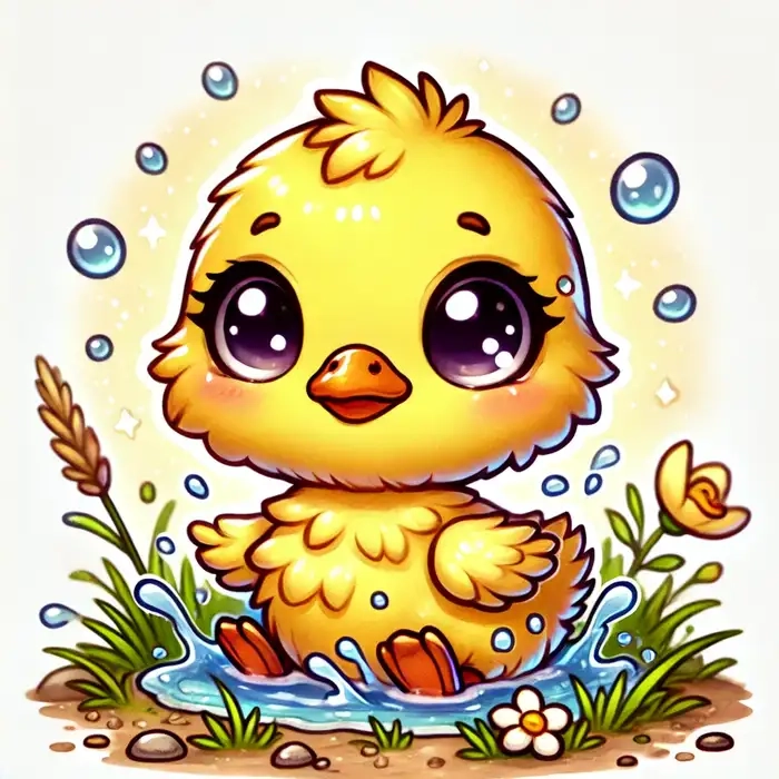 Học ngay vẽ mr vịt chibi qua từng bước đơn giản