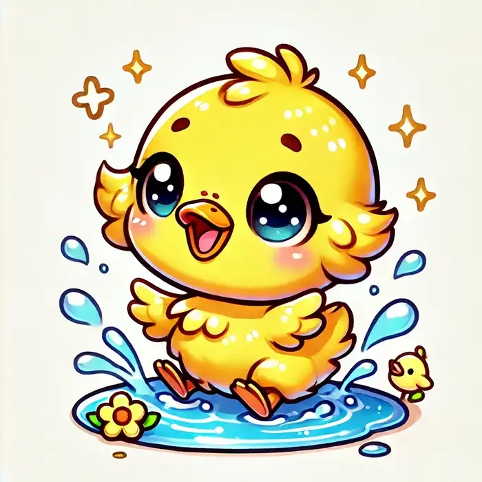 Ngắm nhìn bộ hình ảnh vịt chibi cute đang gây sốt