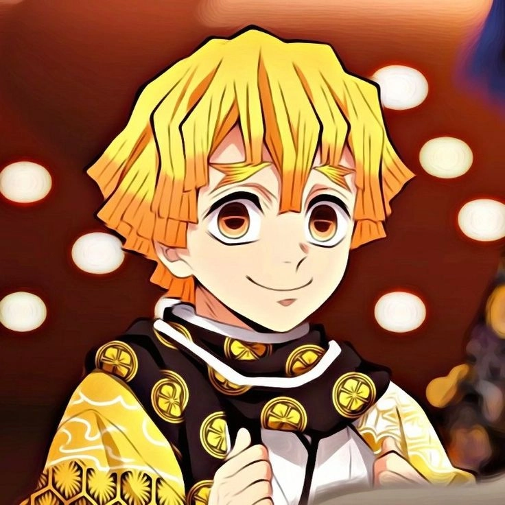 Zenitsu anime phiên bản hoạt hình sống động