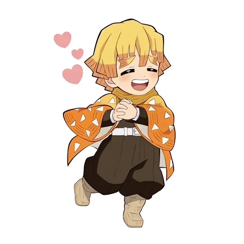 Zenitsu chibi phiên bản dễ thương nhưng vẫn mạnh mẽ