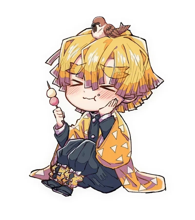 Ảnh Zenitsu chibi những khoảnh khắc đáng yêu nhất