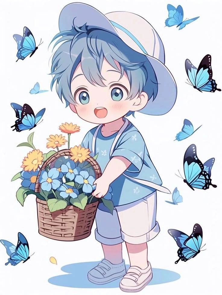 Ảnh chibi cute nam mang đến sự trẻ trung, cá tính