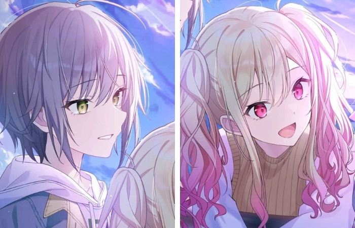 Đốn tim người xem hình anime cặp cute