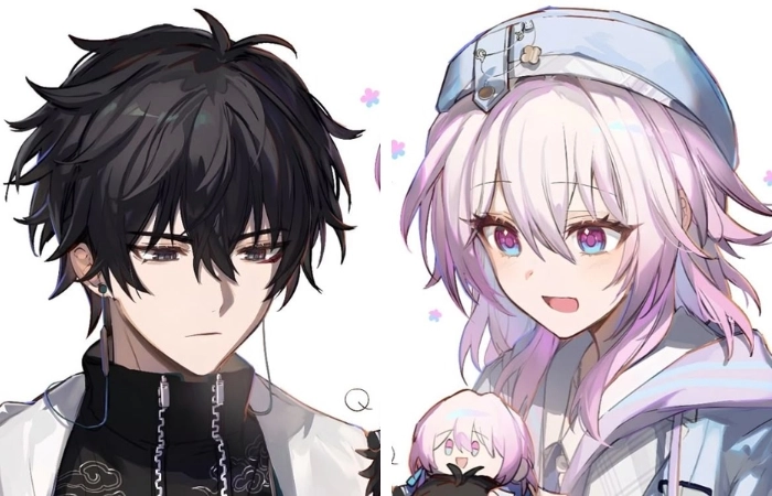 Ngọt ngào từng khung hình cặp đôi dễ thương anime