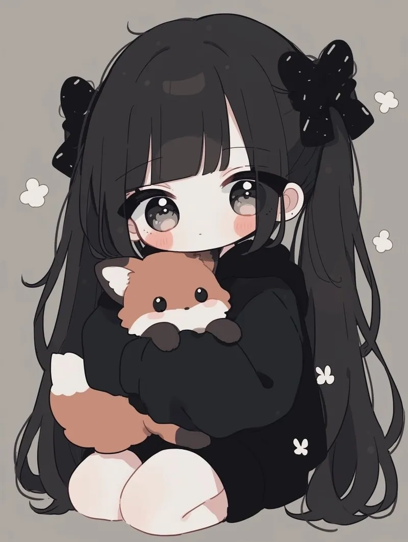 Không thể rời mắt khỏi ảnh anime cute chibi cực yêu