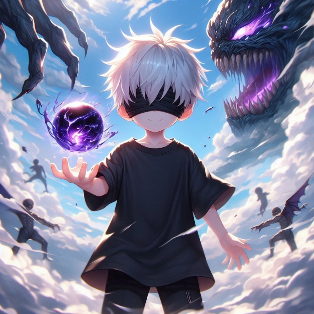 Ảnh anime nam chi bi thể hiện phong cách năng động, sáng tạo