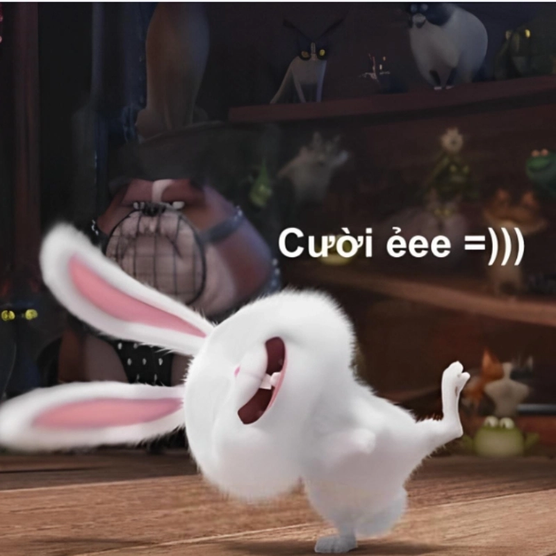 Nụ cười đểu trong meme làm không khí thêm phần vui nhộn