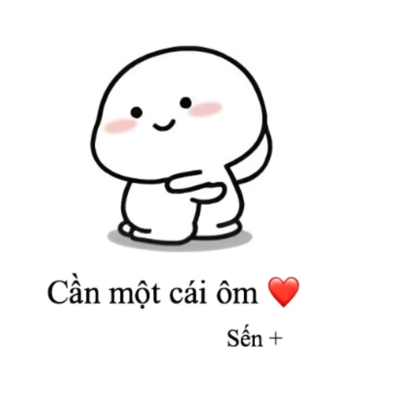 Cần một cái ôm meme mang đến cảm giác yêu thương và vỗ về cho mọi người