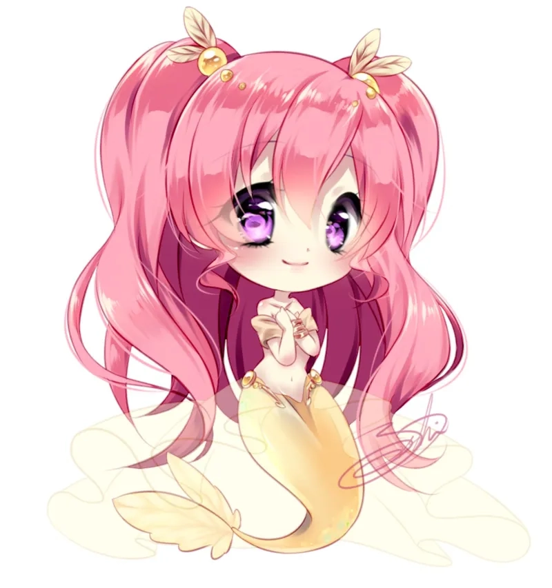 Ngắm mãi không chán ảnh cute nữ chibi cực cuốn