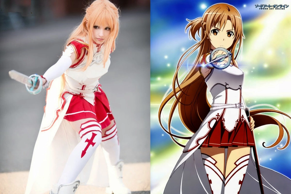 Asuna cosplay Sword Art Online gây sốt cộng đồng mạng