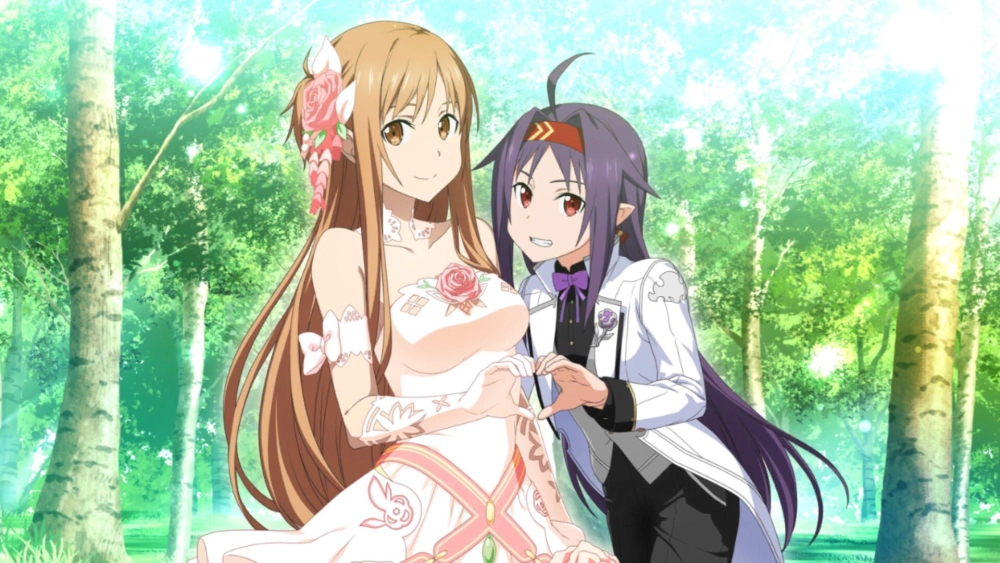 Asuna x Yuuki ship name khiến cộng đồng fan rơi lệ