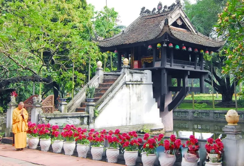 Nét cổ kính qua từng ảnh chùa một cột đẹp