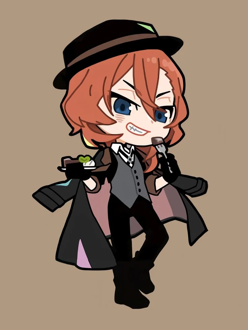 Bungou Stray Dogs Chuuya chibi khiến fan tan chảy vì quá dễ thương