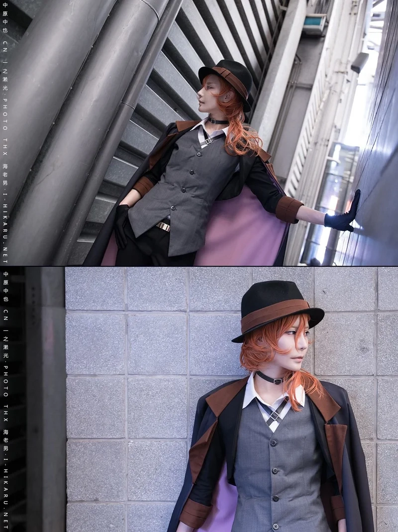 Bungo Stray Dogs Chuuya cosplay thu hút nhờ thần thái lạnh lùng