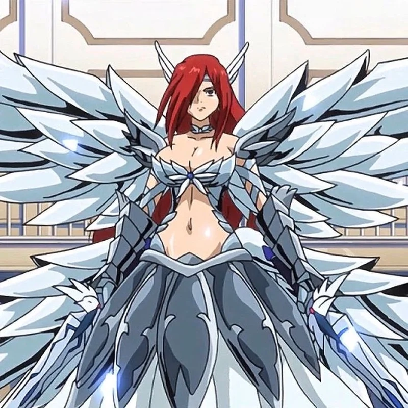 Erza Scarlet art kết hợp hài hòa giữa mạnh mẽ và nữ tính