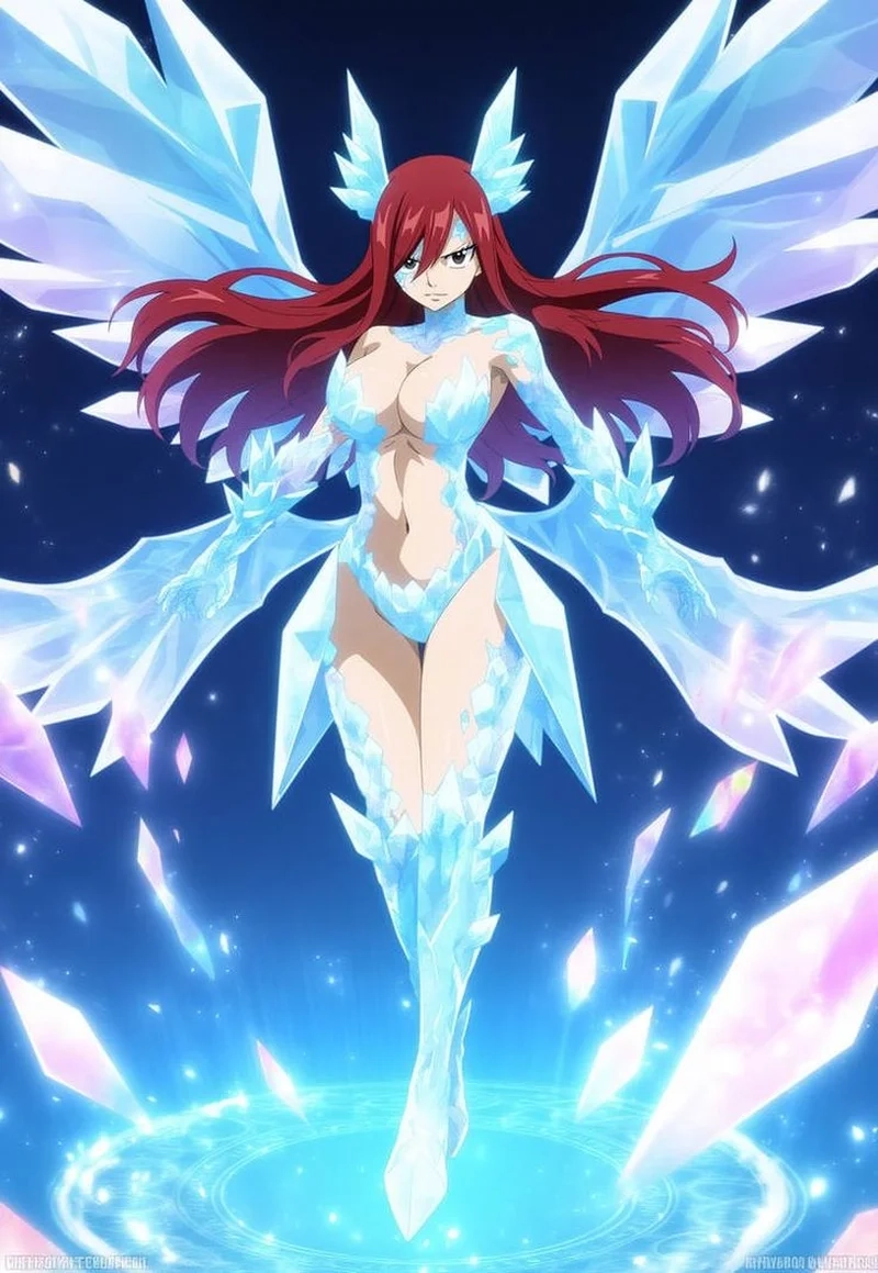 Erza Scarlet body quyến rũ cùng giáp chiến đặc trưng