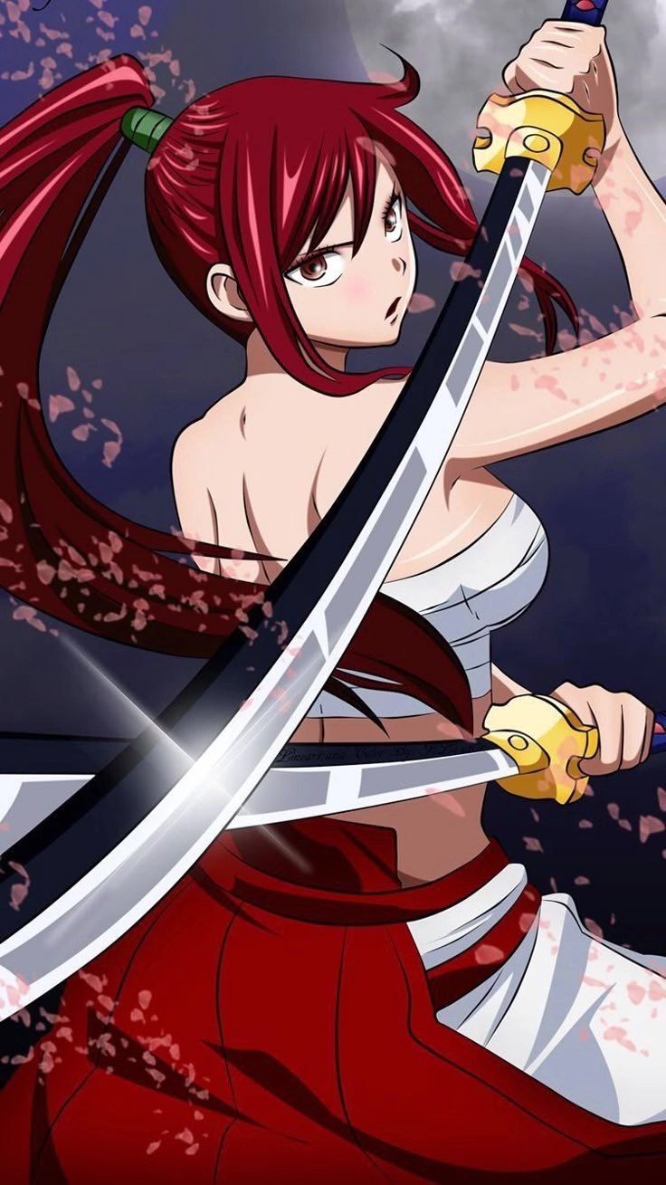 Erza Scarlet outfit đa dạng qua từng trận chiến