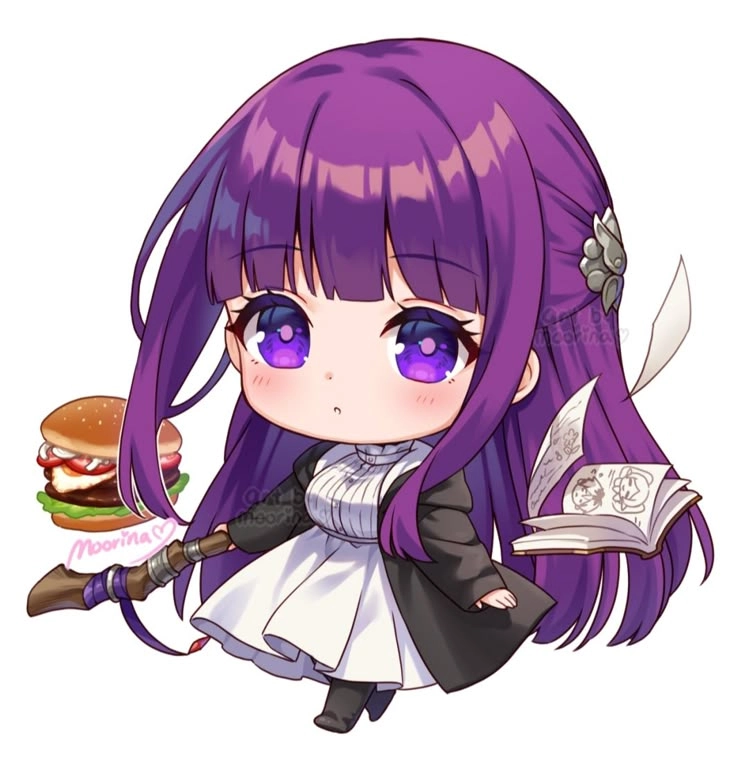 Frieren Fern chibi phiên bản nhỏ nhắn dễ thương khó cưỡng