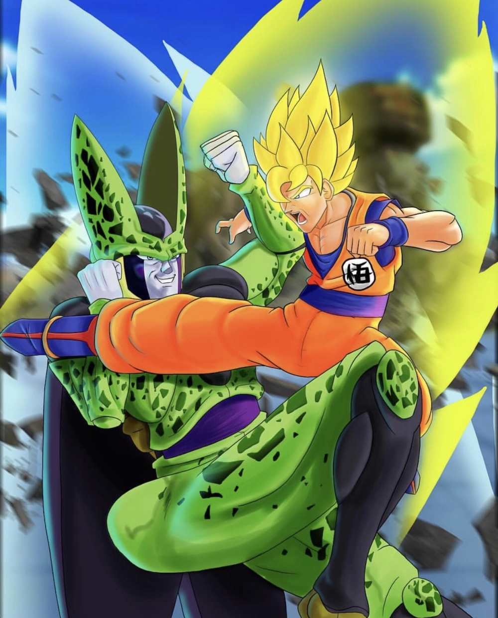 Goku Cell, cuộc đối đầu không khoan nhượng giữa hai sức mạnh tối thượng