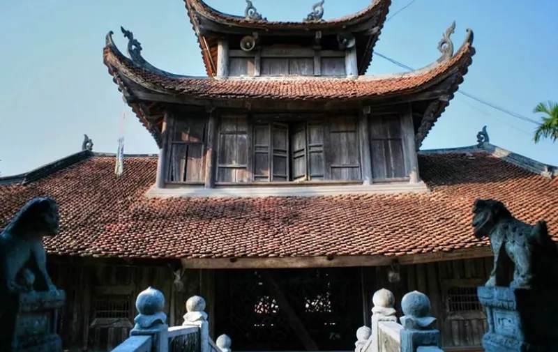 Chùa Dâu Bắc Ninh thờ ai thờ Pháp Vân, Pháp Vũ, Pháp Lôi