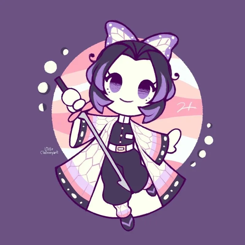 Dễ thương không lối thoát với cute shinobu chibi