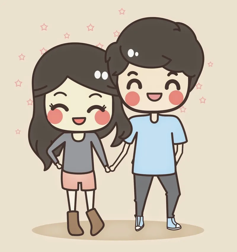 Tình yêu tuổi teen qua loạt ảnh cặp chibi cute