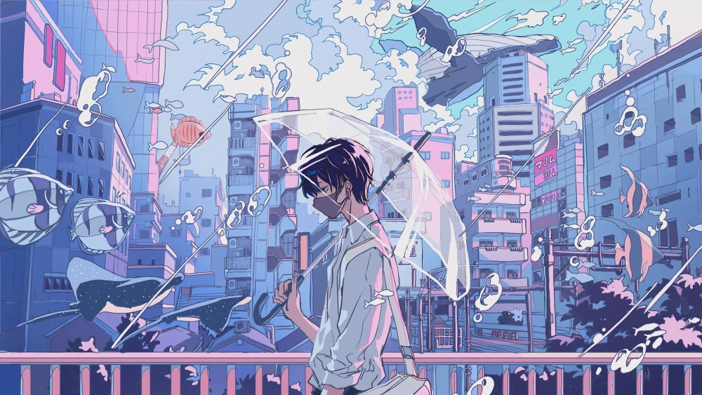 ​Trang trí màn hình với hình nền anime cute trai độc đáo​