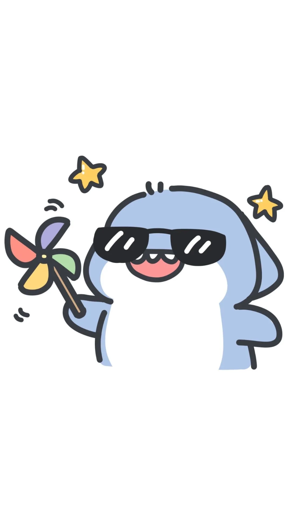 Đỉnh cao dễ thương cùng chibi hình nền cá mập cute