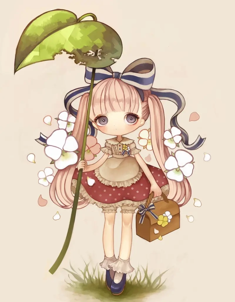 Bộ hình nền chibi anime đẹp lạ cho máy tính