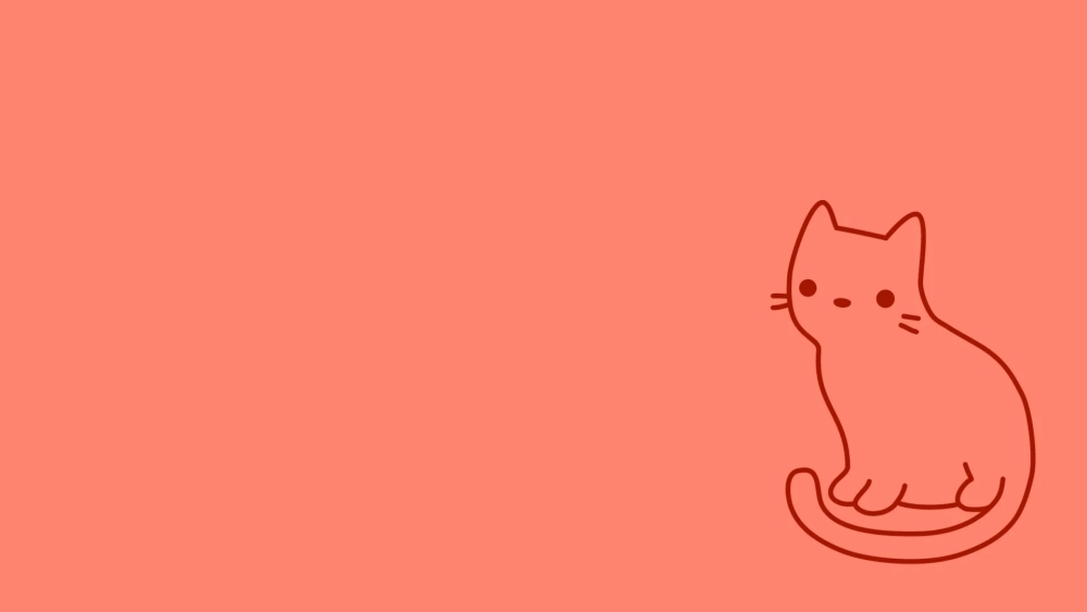 Hình nền mèo cute dễ thương cho máy tính thêm phần dễ thương