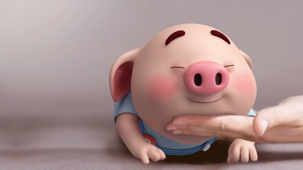 Hình nền máy tính con heo dễ thương là sự lựa chọn hoàn hảo