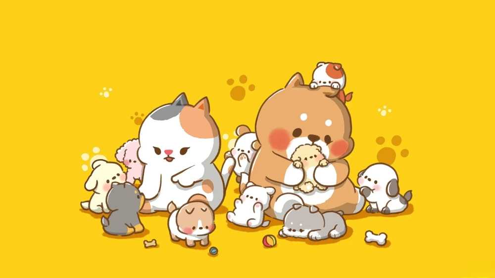 Dễ thương hình nền đẹp cute tạo sự dễ chịu khi làm việc