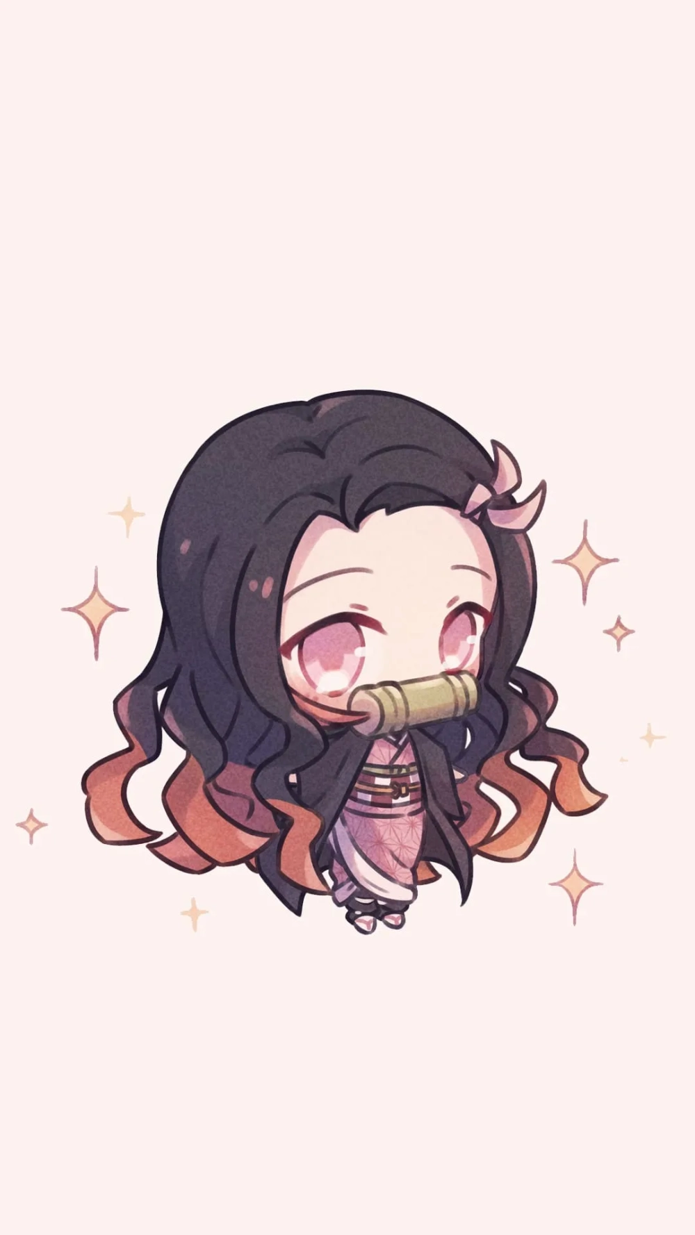 Ngắm nhìn ảnh Nezuko cute chibi cực yêu cực chất