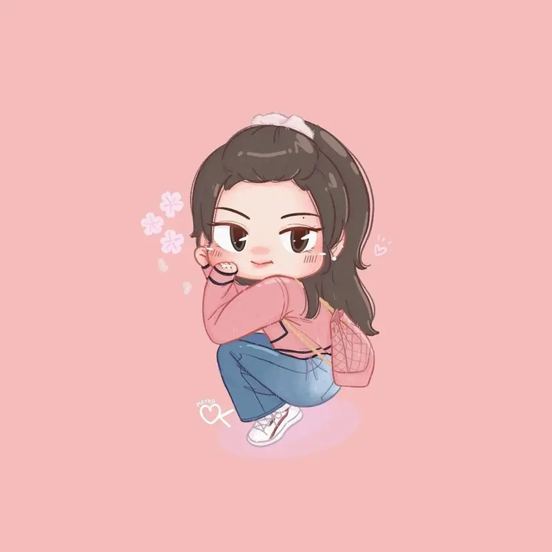 Học ngay vẽ jennie chibi siêu đơn giản ai cũng làm được