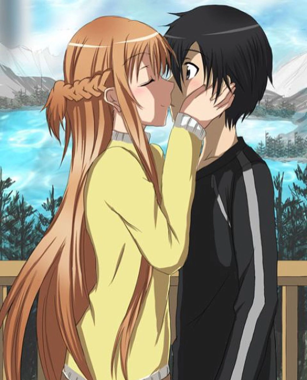 Kirito x Asuna manga ghi dấu khoảnh khắc ngọt ngào