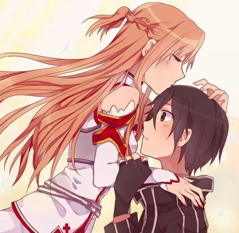 Kirito x Asuna edit mang nét ngọt ngào đậm chất
