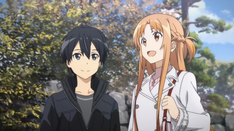 Kirito x Asuna fanart nghệ thuật và đầy rung cảm