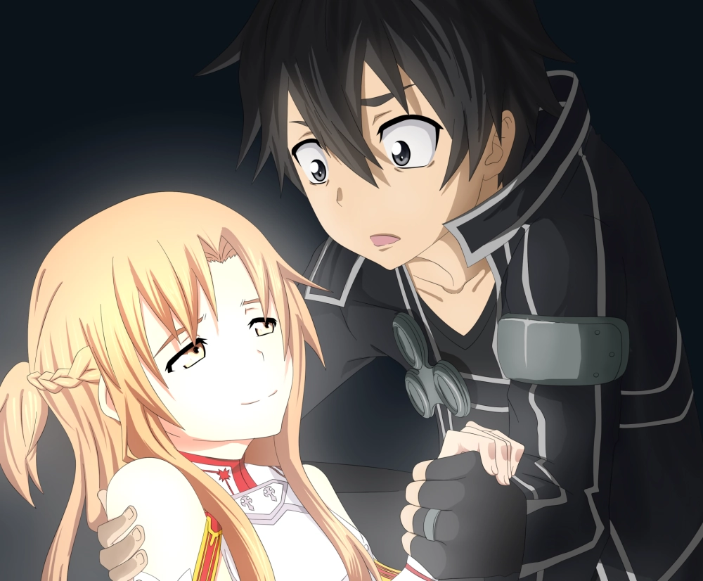 Sword Art Online Kirito Asuna mãi là biểu tượng