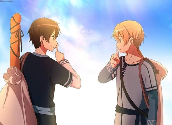 Sword Art Online Kirito x Eugeo khắc họa tình tri kỷ