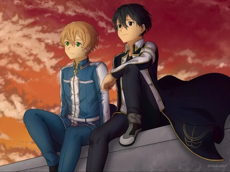 SAO Kirito x Eugeo đồng hành qua từng trận chiến
