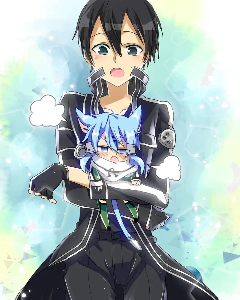 Kirito x Sinon fanart đẹp mãn nhãn từng chi tiết