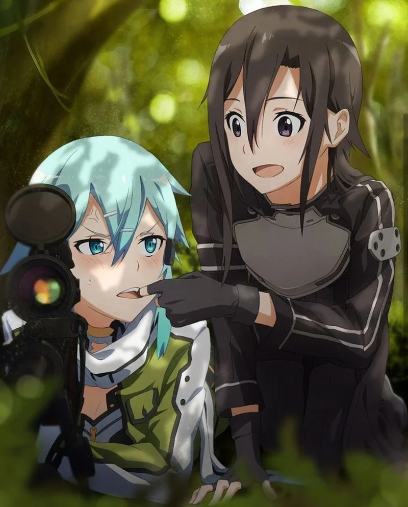 Kirito và Sinon kết hợp mạnh mẽ trong SAO