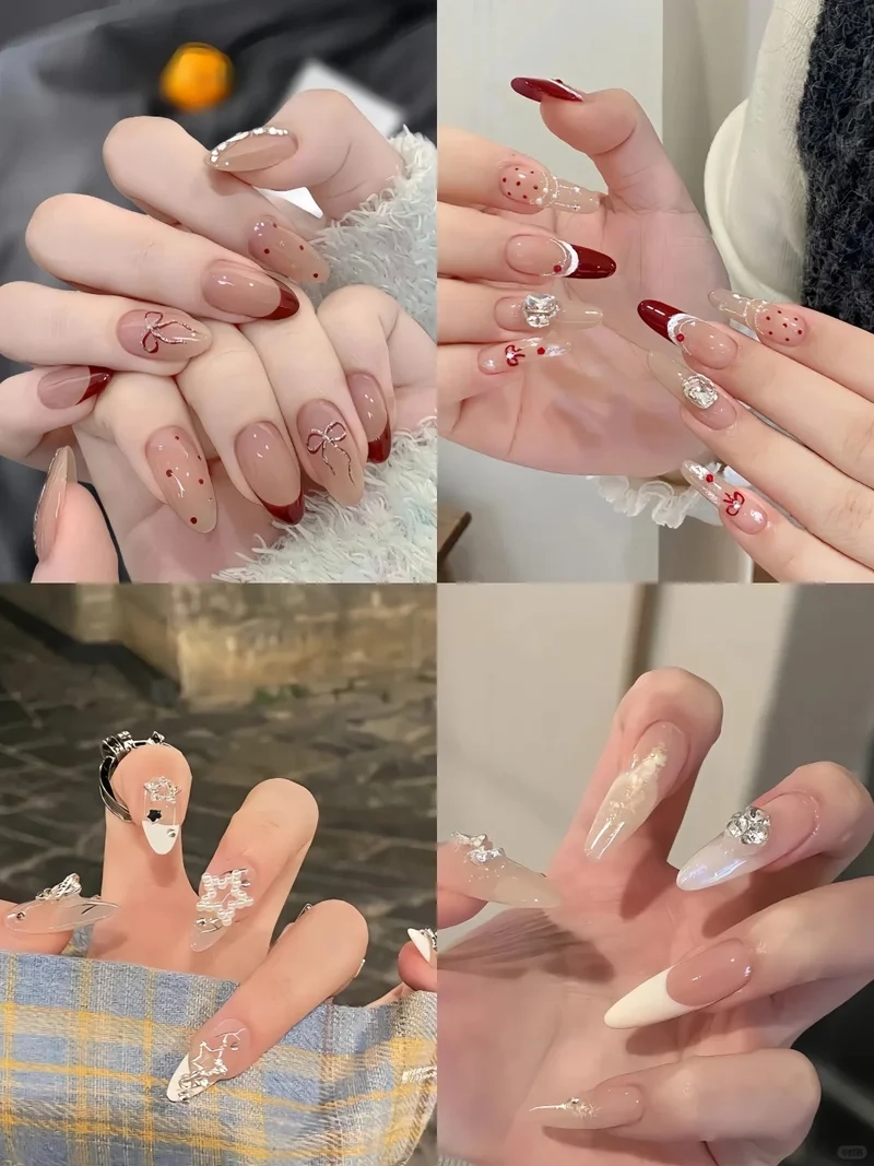 Đẹp đúng chuẩn Tết cùng làm móng tay ngày tết