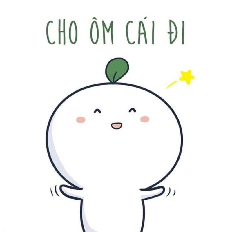 Meme muốn ôm khiến bạn cảm thấy ấm lòng và dễ chịu